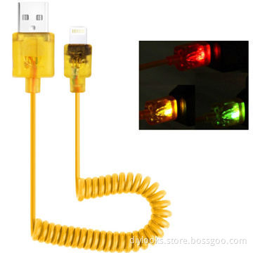 USB Data Transfer Charge Coiled Cable
